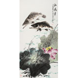 【已售】梁景欣 三尺《和為貴》 學院派畫家