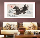 【已售】向士平 四尺《浩氣橫空》 三峽大學(xué)藝術(shù)學(xué)院教授