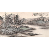 吳顯剛 四尺《山居圖》 貴州七星關(guān)美協(xié)主席