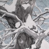 【已售】陳薪名《雪韻》代表作精品 第六屆全國花鳥畫展金獎(jiǎng)獲得者