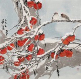 【已售】陳薪名《事事如意》吉祥水墨 第六屆全國花鳥畫展金獎獲得者