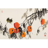 【已售】苗雨 四尺三開《萬事如意》 遼寧工美教授 師從吳冠中