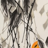 【已售】苗雨 四尺三開《萬事如意》 遼寧工美教授 師從吳冠中