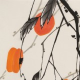 【已售】苗雨 四尺三開《事事如意》 遼寧工美教授 師從吳冠中