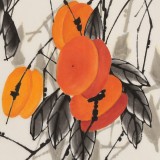 【已售】苗雨 四尺三開《事事如意》 遼寧工美教授 師從吳冠中