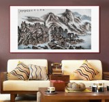 胡書文 六尺《清秋圖》中國書畫院創(chuàng)作院副院長（詢價）