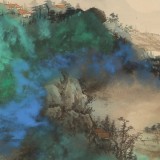 【已售】吳顯剛 三尺《溪山無盡》 貴州七星關(guān)美協(xié)主席