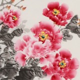 王寶欽 三尺《榮華富貴》當(dāng)代花鳥(niǎo)牡丹畫(huà)名家（詢(xún)價(jià)）