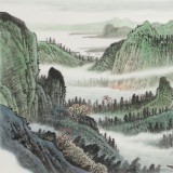 廖崧越 三尺《兩岸猿聲啼不住》 廣西桂林美協(xié)會(huì)員