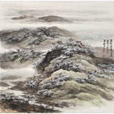 鄒本財(cái) 四尺斗方《忽如一夜春風(fēng)來》 公主嶺市美協(xié)常務(wù)副主席