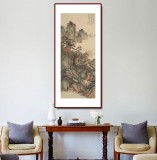 吳顯剛 大三尺《云壑松風圖》 貴州七星關(guān)美協(xié)主席