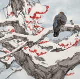 【已售】陳薪名《雪韻》 中美協(xié)會員吉祥水墨 第六屆全國花鳥畫展金獎獲得者