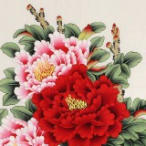 【已售】凌雪 四尺斗方《花開富貴》 北京美協(xié)會員