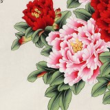 【已售】凌雪 四尺斗方《花開富貴》 北京美協(xié)會員