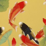 【已售】凌雪 四尺《年年有余》 北京美協(xié)會員