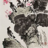 王寶欽 四尺《清氣圖》當(dāng)代花鳥牡丹畫名家（詢價(jià)）