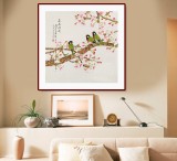 【已售】凌雪 四尺斗方《春花爛漫》 北京美協(xié)會(huì)員