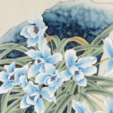 【已售】凌雪 四尺斗方《清香久遠(yuǎn)》 北京美協(xié)會(huì)員