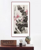 王寶欽 四尺《清氣圖》當(dāng)代花鳥牡丹畫名家（詢價(jià)）