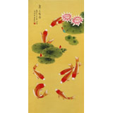 【已售】凌雪 四尺《年年有余》 北京美協(xié)會員