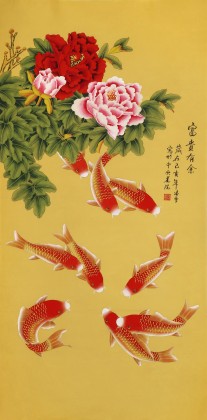 凌雪 四尺《富貴有余》 北京美協(xié)會(huì)員