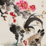 【已售】王寶欽四尺《富貴吉祥》當代花鳥牡丹畫名家（詢價）