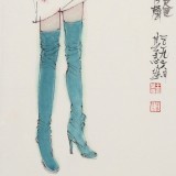 【已售】王其志 《春聽鳥聲》  中美協(xié)會(huì)員 江蘇贛榆美協(xié)副主席