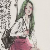 王其志 《少女》  中美協(xié)會員 江蘇贛榆美協(xié)副主席