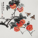 【已售】梁景欣 三尺斗方《事事如意》 學院派畫家