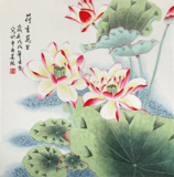 【已售】凌雪 四尺斗方《荷香萬(wàn)里》 北京美協(xié)會(huì)員