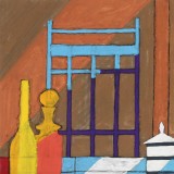 原中文聯(lián)編輯部主任 閻世宏 四尺斗方《雅致》（詢價(jià)）