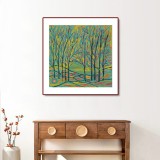 原中文聯(lián)編輯部主任 閻世宏 四尺斗方《陽(yáng)春》（詢價(jià)）