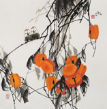 【已售】苗雨 四尺斗方《事事如意》 遼寧工美教授 師從吳冠中