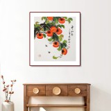 【已售】黃藝三尺斗方 《事事如意》