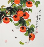 【已售】黃藝三尺斗方 《事事如意》