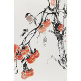 【已售】陳薪名《事事如意》吉祥水墨 第六屆全國(guó)花鳥(niǎo)畫(huà)展金獎(jiǎng)獲得者