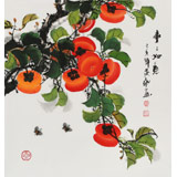 【已售】黃藝三尺斗方《事事如意》