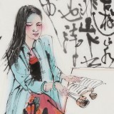 【已售】王其志 《夏日風(fēng)情》  中美協(xié)會(huì)員 江蘇贛榆美協(xié)副主席