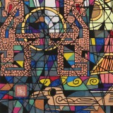 【已售】原中文聯(lián)編輯部主任 閻世宏 四尺斗方《問詢》（詢價）