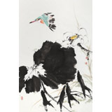 【已售】陳薪名《荷風(fēng)清遠(yuǎn)》 第六屆全國花鳥畫展金獎獲得者