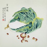 凌雪 四尺斗方《百財(cái)圖》 北京美協(xié)會(huì)員