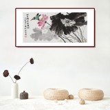 【已售】何一鳴 《映日荷花別樣紅》