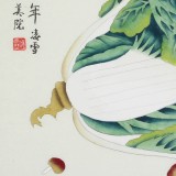 凌雪 四尺斗方《百財(cái)圖》 北京美協(xié)會(huì)員