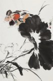 陳薪名《鴛鴦戲水》 中美協(xié)會員 第六屆全國花鳥畫展金獎獲得者