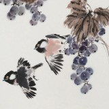 【已售】陳薪名《珠光》 中美協(xié)會(huì)員 第六屆全國花鳥畫展金獎(jiǎng)獲得者