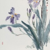 【已售】陳薪名《紫羅蘭》 第六屆全國(guó)花鳥(niǎo)畫(huà)展金獎(jiǎng)獲得者