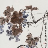 【已售】陳薪名《珠光》 中美協(xié)會(huì)員 第六屆全國花鳥畫展金獎(jiǎng)獲得者