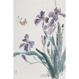 【已售】陳薪名《紫羅蘭》 第六屆全國(guó)花鳥(niǎo)畫(huà)展金獎(jiǎng)獲得者