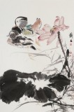 【已售】陳薪名《和和美美》 第六屆全國(guó)花鳥畫展金獎(jiǎng)獲得者