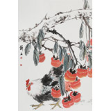 【已售】陳薪名《事事如意》 第六屆全國花鳥畫展金獎(jiǎng)獲得者